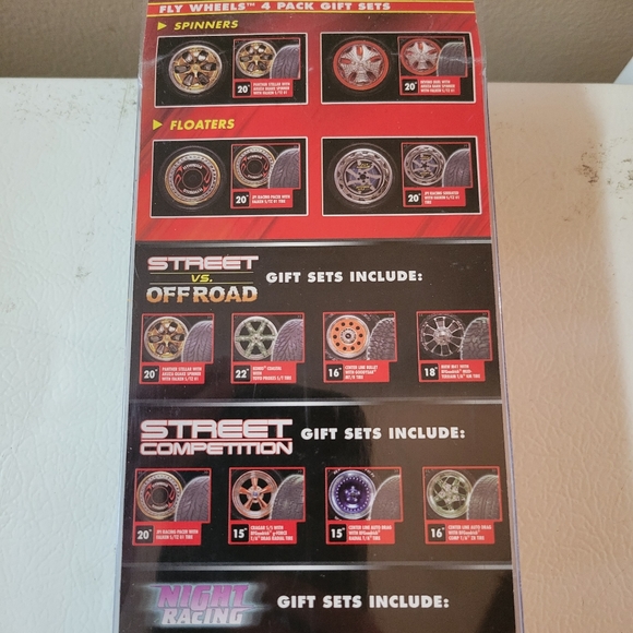 NEW 2005 Road Champs FLY WHEELS 4 Pack Floaters Spinners Mini Tires Rims - Picture 6 of 6